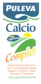 Imagen de PULEVA CALCIO COMPLET MAS DIGESTIVA DESNATADA ENRIQUECIDA EN CALCIO, ACIDOS GRASOS OMEGA 3 Y OLEICO, FIBRA, FOSFORO Y VITAMINAS 1.600 MG DE CALCIO POR LITRO