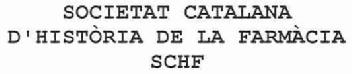 Imagen de SOCIETAT CATALANA D'HISTORIA DE LA FARMACIA SCHF