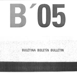 Imagen de B'05 BULETINA BOLETIN BULLETIN