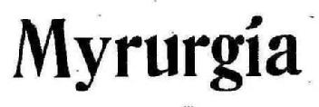 Imagen de MYRURGIA