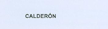 Imagen de CALDERON