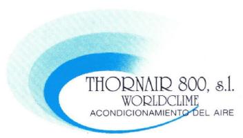 Imagen de THORNAIR 800, S.L. WORLDCLIME ACONDICIONAMIENTO DEL AIRE