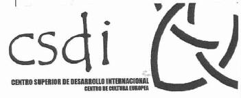 Imagen de CSDI CENTRO SUPERIOR DE DESARROLLO INTERNACIONAL CENTRO DE CULTURA EUROPEA