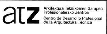 Imagen de ATZ ARKITEKTURA TEKNIKOAREN GARAPEN PROFESIONALERAKO ZENTROA CENTRO DE DESARROLLO PROFESIONAL DE LA ARQUITECTURA TECNICA