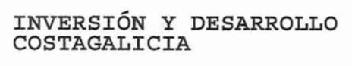 Imagen de INVERSION Y DESARROLLO COSTAGALICIA