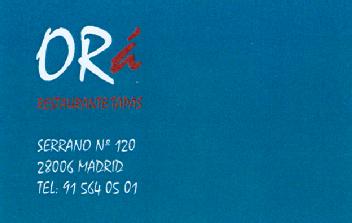 Imagen de ORA RESTAURANTE-TAPAS