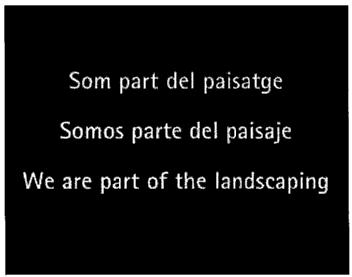Imagen de SOM PART DEL PAISATGE - SOMOS PARTE DEL PAISAJE - WE ARE PART OF THE LANDSCAPING