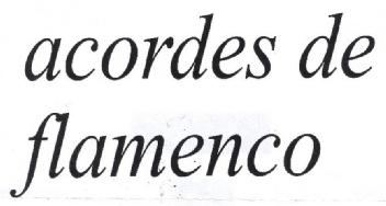 Imagen de ACORDES DE FLAMENCO