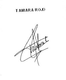 Imagen de TAMARA ROJO