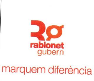 Imagen de RG RABIONET GUBERN MARQUEM DIFERENCIA
