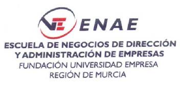 Imagen de ENAE ESCUELA DE NEGOCIOS DE DIRECCION Y ADMINISTRACION DE EMPRESAS FUNDACION UNIVERSIDAD EMPRESA REGION DE MURCIA
