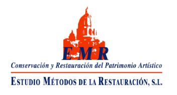 Imagen de EMR CONSERVACION Y RESTAURACION DEL PATRIMONIO ARTISTICO ESTUDIO METODOS DE LA RESTAURACION S.L