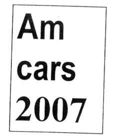 Imagen de AM CARS 2007
