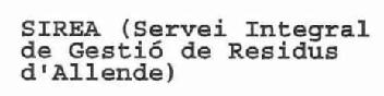 Imagen de SIREA (SERVEI INTEGRAL DE GESTIO DE RESIDUS D\'ALLENDE)