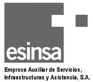 Imagen de ESINSA EMPRESA AUXILIAR DE SERVICIOS, INFRAESTRUCTURAS Y ASISTENCIA, S.A