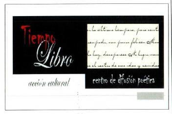 Imagen de TIEMPO LIBRO ACCION CULTURAL CENTRO DE DIFUSION POETICA