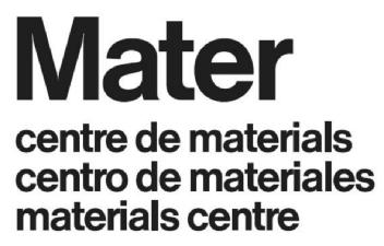 Imagen de MATER CENTRE DE MATERIALS CENTRO DE MATERIALES MATERIALS CENTRE