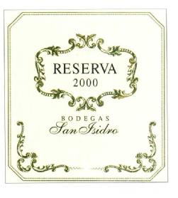 Imagen de RESERVA 2000 BODEGAS SAN ISIDRO