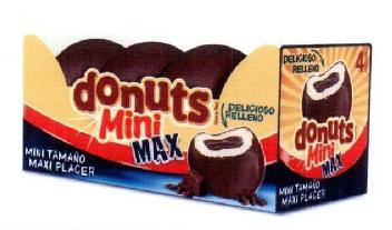 Imagen de DONUTS MINI MAX MINI TAMAÑO, MAXI PLACER DELICIOSO RELENO