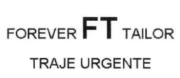 Imagen de FOREVER FT TAILOR TRAJE URGENTE