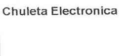 Imagen de CHULETA ELECTRONICA