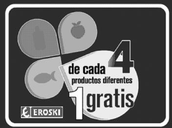 Imagen de E EROSKI DE CADA 4 PRODUCTOS DIFERENTES 1 GRATIS