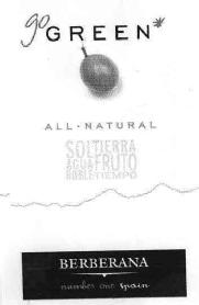 Imagen de GO GREEN ALL NATURAL SOLTIERRA AGUAFRUTO ROBLETIEMPO BERBERANA NUMBER ONE SPAIN