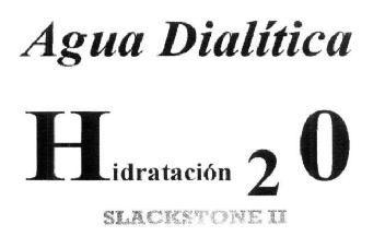 Imagen de AGUA DIALITICA HIDRATACION 2 O SLACKSTONE II
