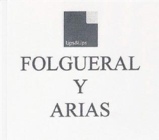 Imagen de LIPS&LIPS. FOLGUERAL Y ARIAS