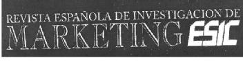 Imagen de REVISTA ESPAÑOLA DE INVESTIGACION DE MARKETING ESIC