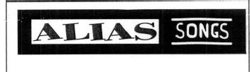 Imagen de ALIAS SONGS