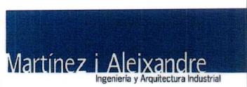 Imagen de MARTINEZ I ALEIXANDRE INGENIERIA Y ARQUITECTURA INDUSTRIAL