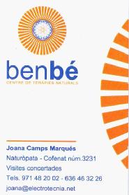 Imagen de BENBE CENTRE DE TERAPIES NATURALS