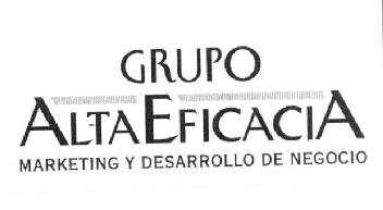 Imagen de GRUPO ALTA EFICACIA MARKETING Y DESARROLLO DE NEGOCIO