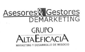 Imagen de ASESORES & GESTORES DE MARKETING GRUPO ALTA EFICACIA MARKETING Y DESARROLLO DE NEGOCIO