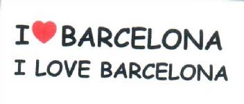 Imagen de I BARCELONA I LOVE BARCELONA