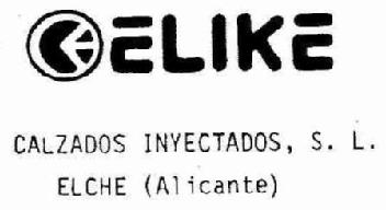 Imagen de E ELIKE CALZADOS INYECTADOS, S.L. ELCHE (ALICANTE)