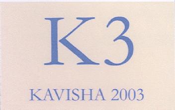 Imagen de K3 KAVISHA 2003