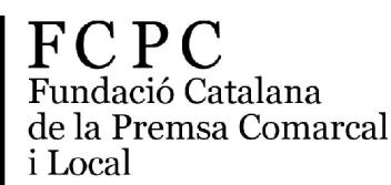 Imagen de FCPC FUNDACIO CATALANA DE LA PREMSA COMARCAL I LOCAL