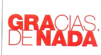 Imagen de GRACIAS. DE NADA