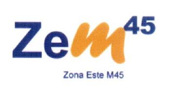 Imagen de ZEM 45 ZONA ESTE M45