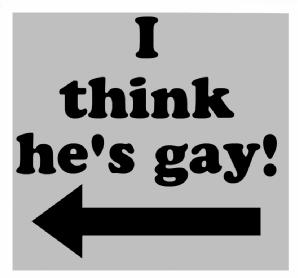 Imagen de I THINK HE'S GAY!