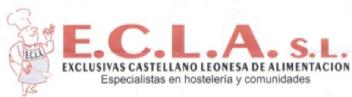 Imagen de E.C.L.A. S.L. EXCLUSIVAS CASTELLANO LEONESA DE ALIMENTACION ESPECIALISTAS EN HOSTELERIA Y COMUNIDADES