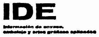 Imagen de IDE INFORMACION DE ENVASE, EMBALAJE Y ARTES GRAFICAS APLICADAS