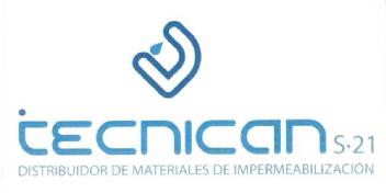 Imagen de TECNICAN S.21 DISTRIBUIDOR DE MATERIALES DE IMPERMEABILIZACION