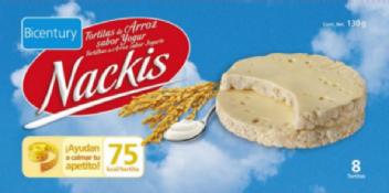 Imagen de BICENTURY TORTITAS DE ARROZ SABOR YOGUR NACKIS
