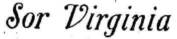 Imagen de SOR VIRGINIA