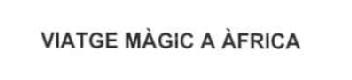 Imagen de VIATGE MAGIC A AFRICA