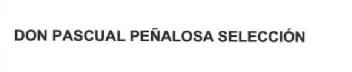 Imagen de DON PASCUAL PEÑALOSA SELECCION