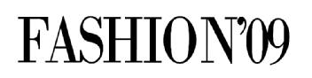 Imagen de FASHION\'09